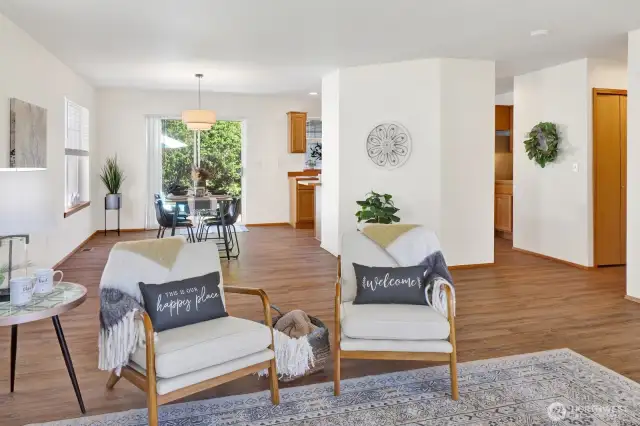 So many options for furniture...The open plan is just delightful!