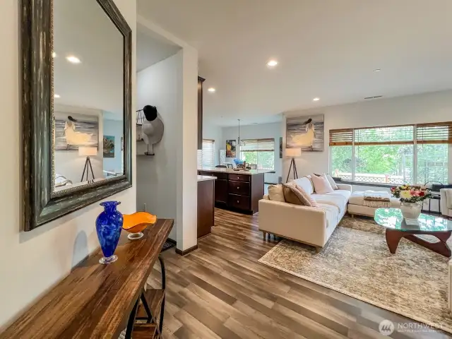 Great room entry
