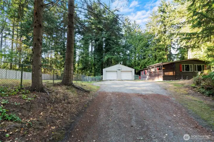 Gorgeous setting nestled in the trees!