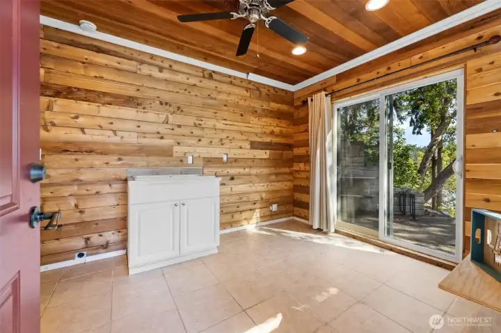 Finished Outbuilding Interior
