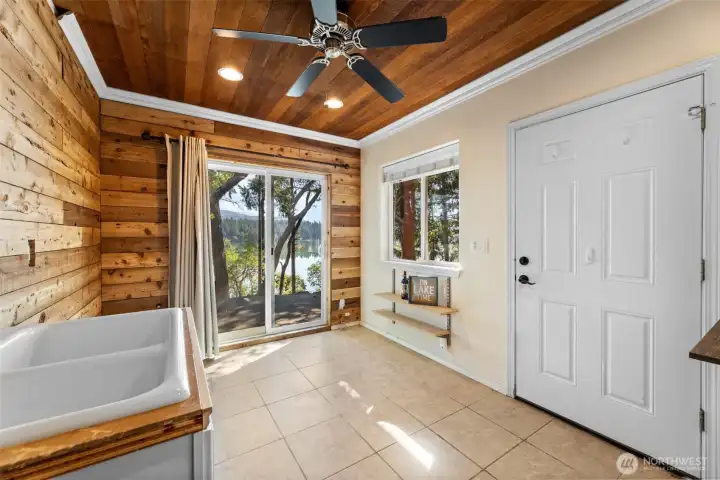 Plumbed Sink in Outbuilding
