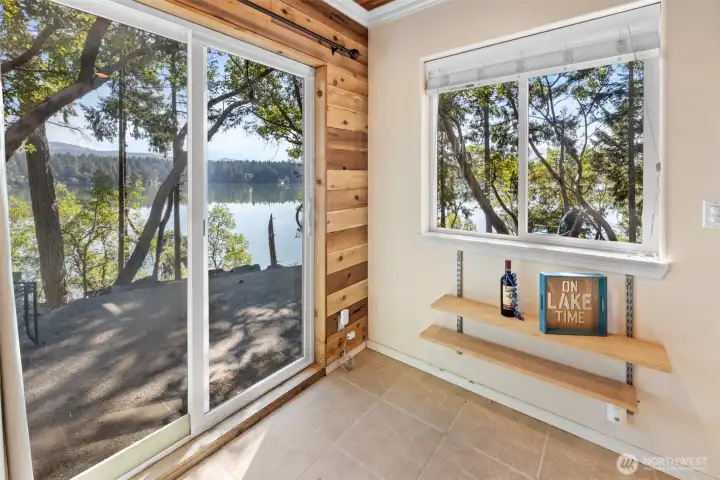 Lake Views from Outbuilding