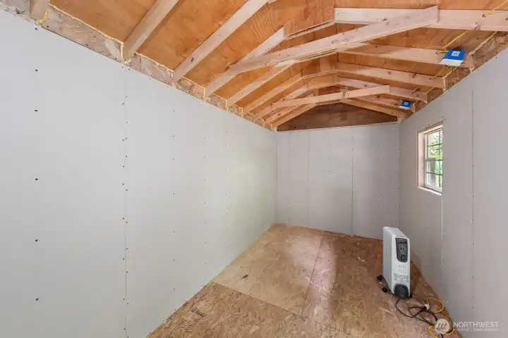 Finished Shed Interior