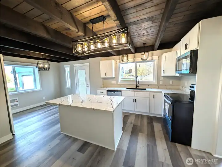 Lots of natural light.