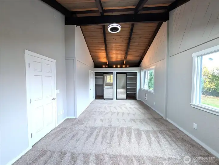 Large 2nd bedroom on upper level.