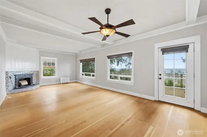 Living room with a view.