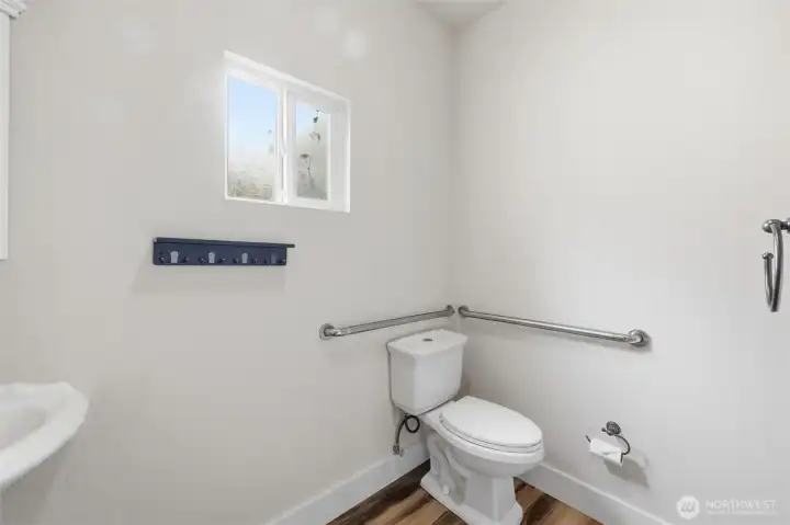 Downstairs bathroom.