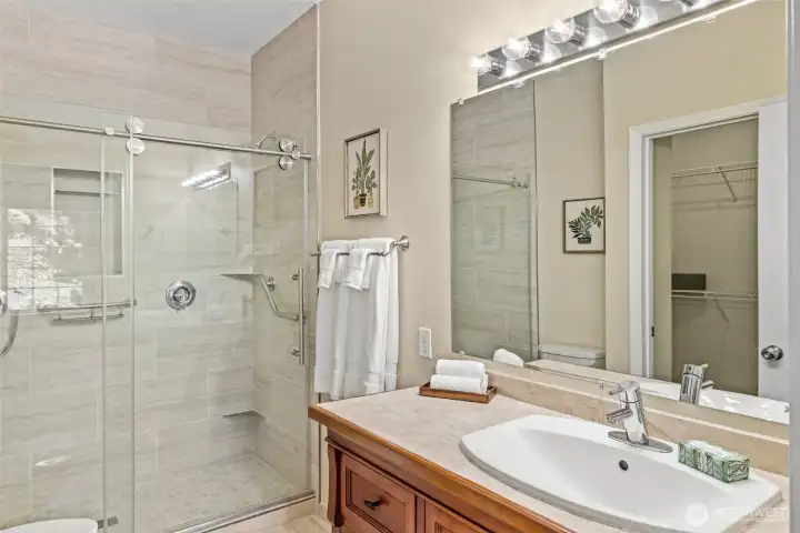 Spa-like Primary Bathroom.