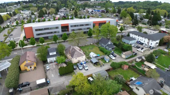 Live/work potential home zoned Commercial across from elementary school.