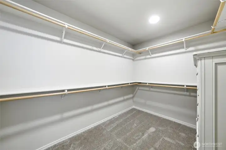 Expansive Walk-in Closet