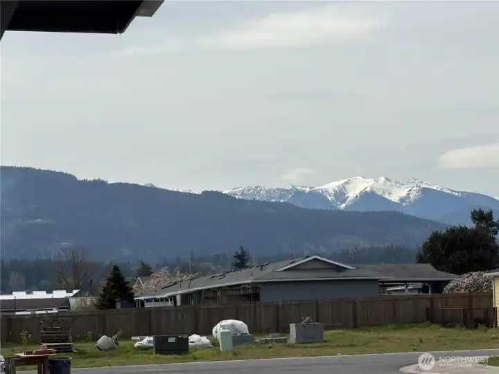 Mountain view from front porch
