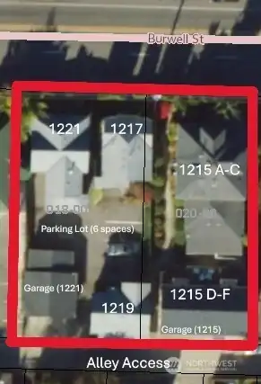 Satellite Imagery with Buildings/landmarks labeled