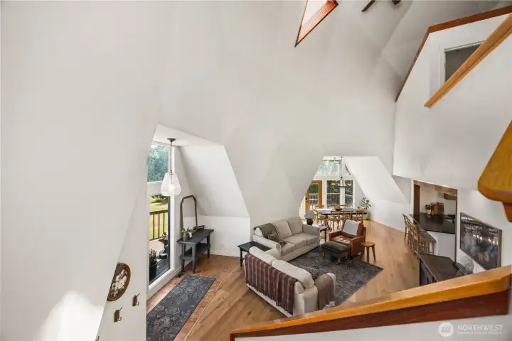 Stunning angles throughout the home