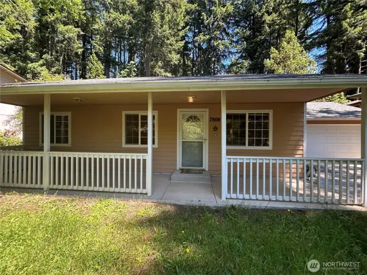 Front of Home with big porch