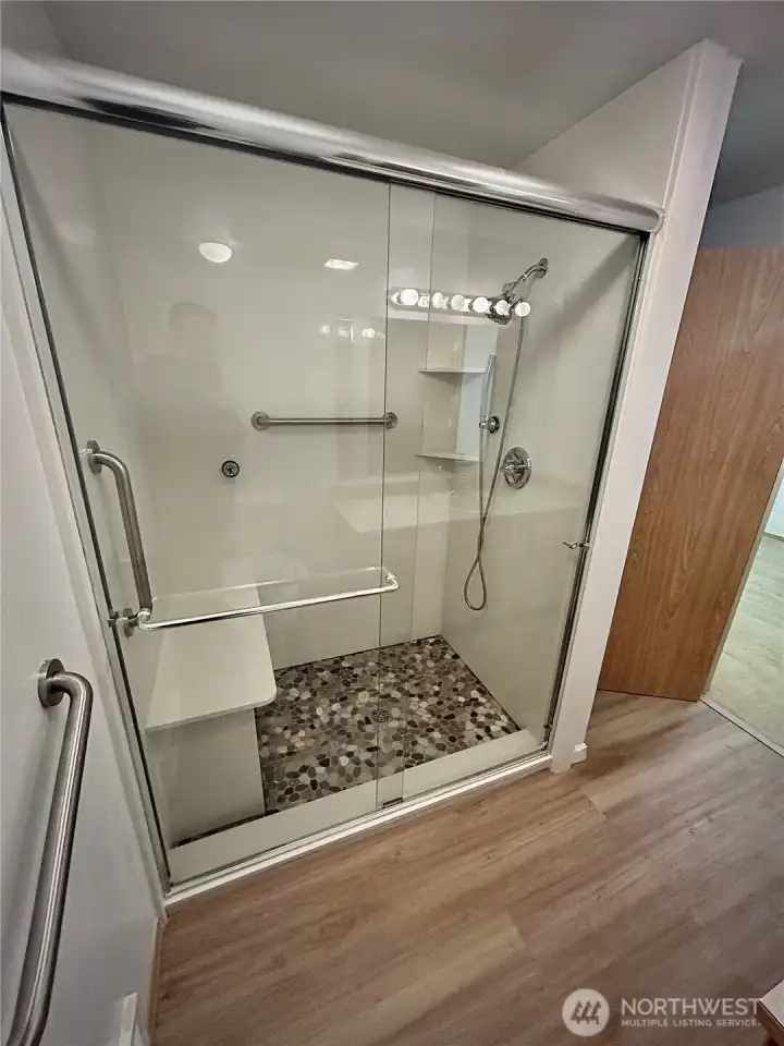 Primary bath shower