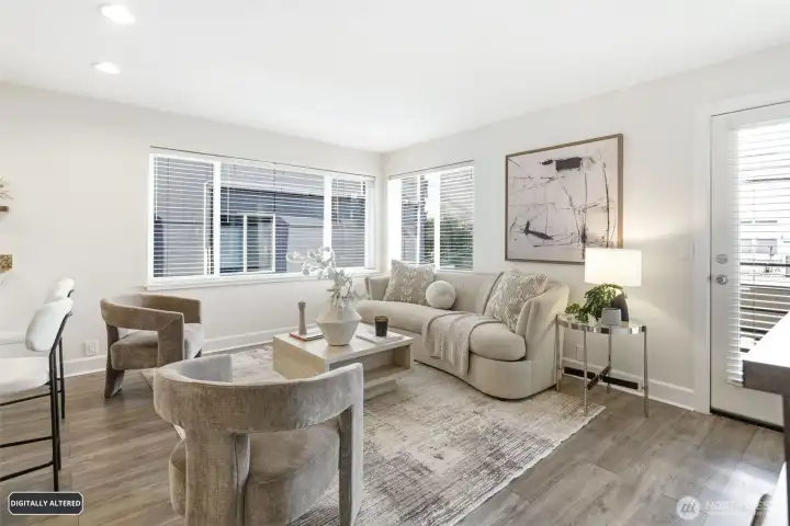 Spacious with plenty of natural light