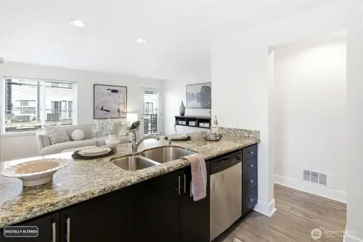 Deep Kitchen Sink