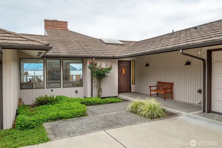 Entry to your beach home.
