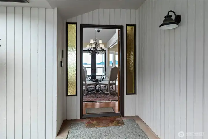 Views greet you from the entry and in every room of the house.