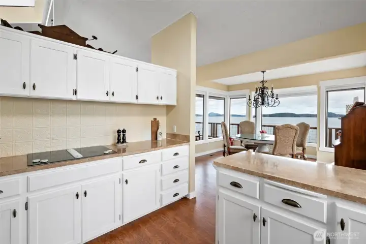 Granite countertops.