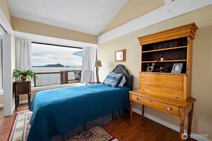 Separate space in primary suite could be an office or second sleeping area.