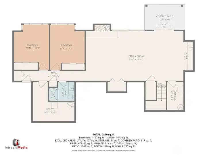 Basement floor plan.