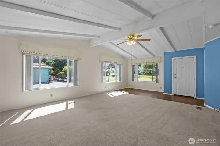 Plenty of natural light