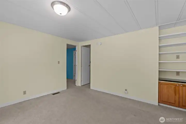 Built-in shelves