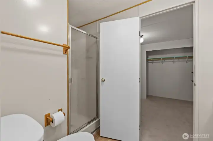 Second walk-in shower