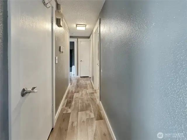 Hall to the Primary, 2 more bedrooms and full bath.