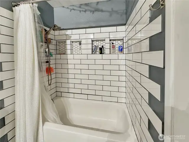 Updated Upstairs guest bath