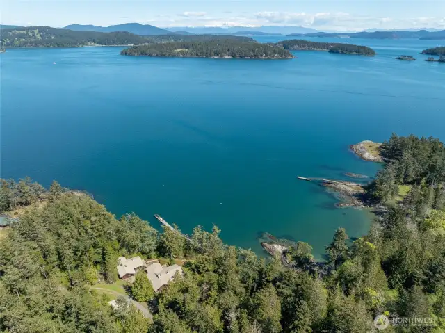 Another view from the air looking south.