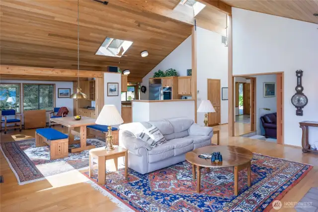 Looking back thru Great Room toward front entry.