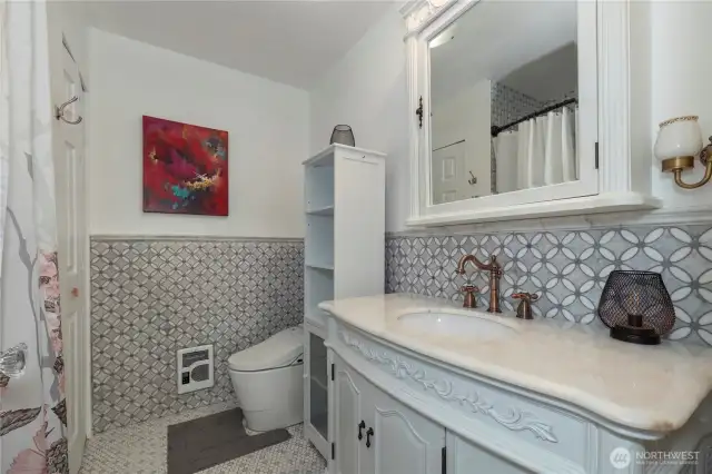 Primary bathroom.