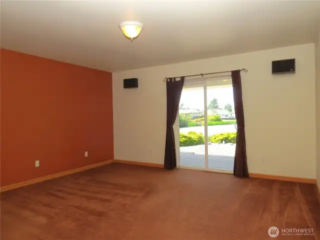 PRIMARY BEDROOM IS VERY LARGE WITH SLIDER TO THE DECK!