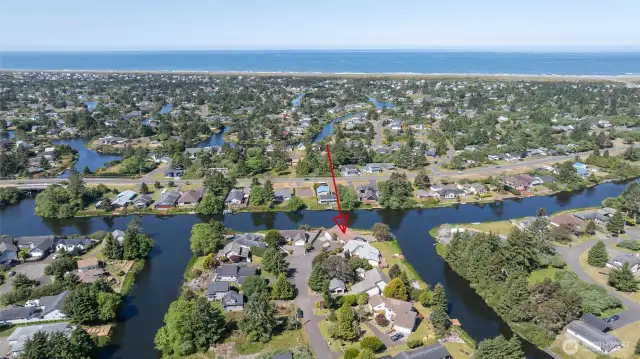 COMING FULL CIRCLE TO THE HOME ON THE GRAND CANAL AND VIEW OF THE PACIFIC OCEAN!