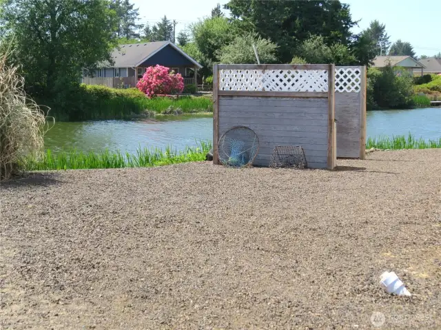 IF YOU HAVE AN RV CMAPER OR TRAILER THERE IS PLENTY OF ROOM TO PARK ON THE SOUTH SIDE OF THE GARAGE!