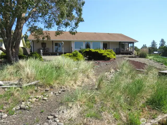 YOUR NEW HOME IS HIDING BEHIND THE EMBANKMENT FROM YOUR DOCK!