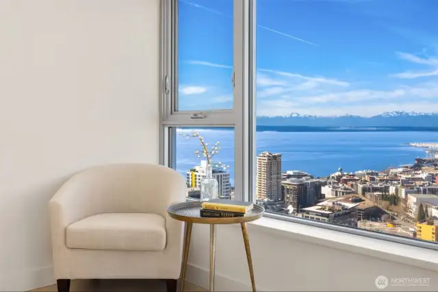 Puget Sound View from Primary Suite