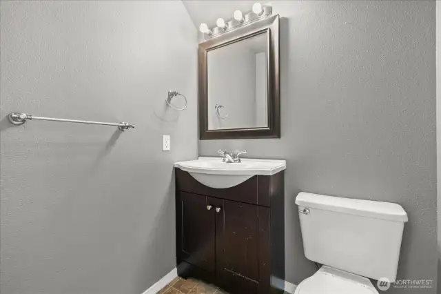 Powder room on the main floor