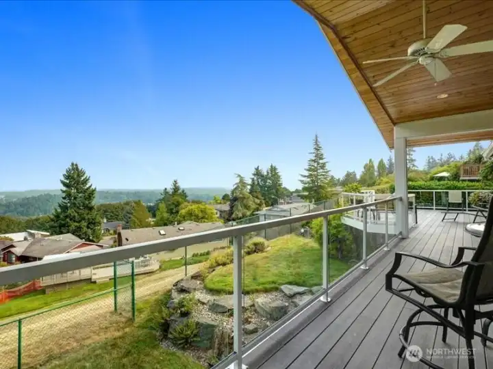 Covered deck from great room.
