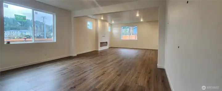 Optional 9 Ft. ceilings on main floor and LVP throughout living areas. Optional fireplace in great room.