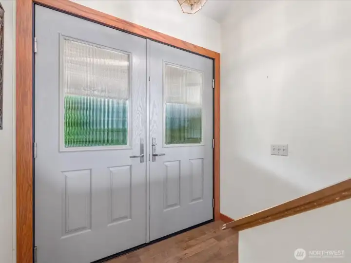 Brand new front doors