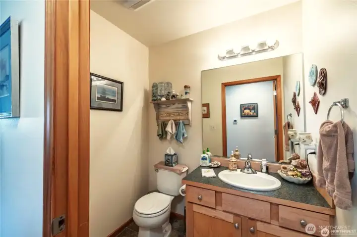 Half bath on the main level