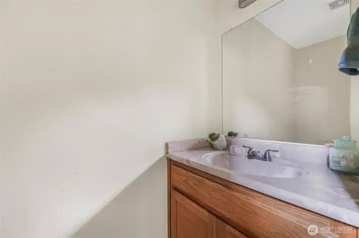 Half Bathroom on lower floor