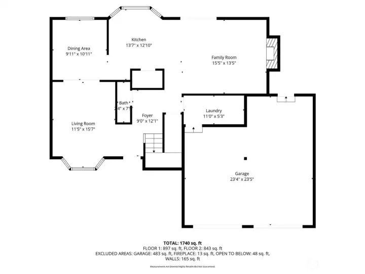 Floor Plan 1 -Lower area