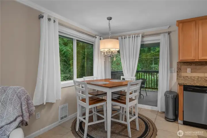 Dinning off living room and kitchen