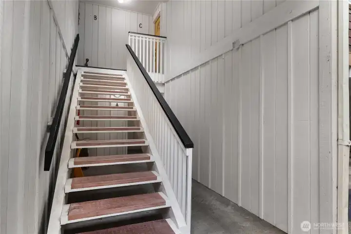 Only 3 units in the building with no unit directly below this home.