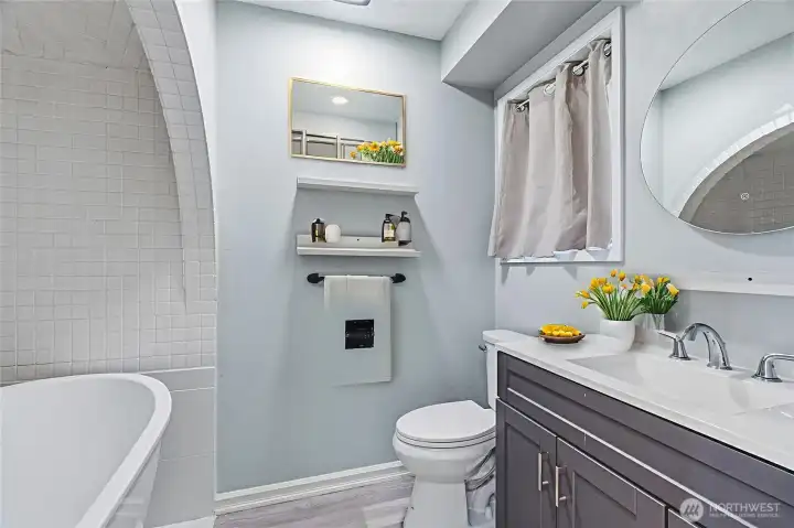 Virtually Staged - deck outside of primary