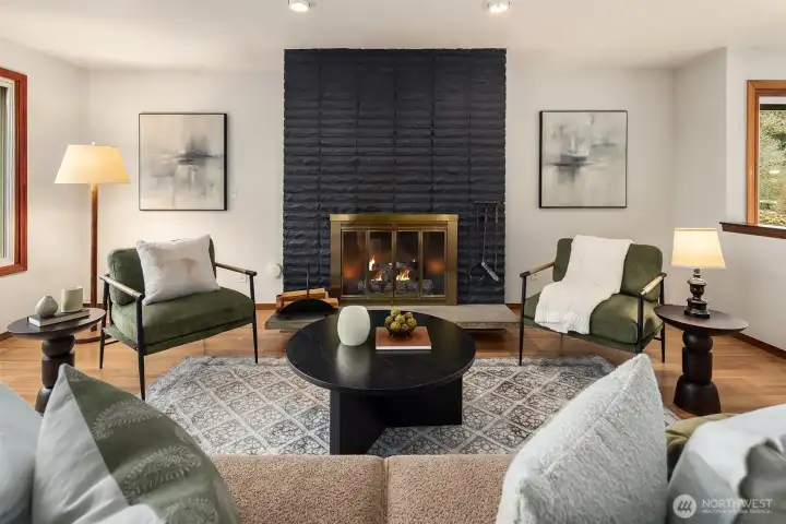 Upstairs living room.